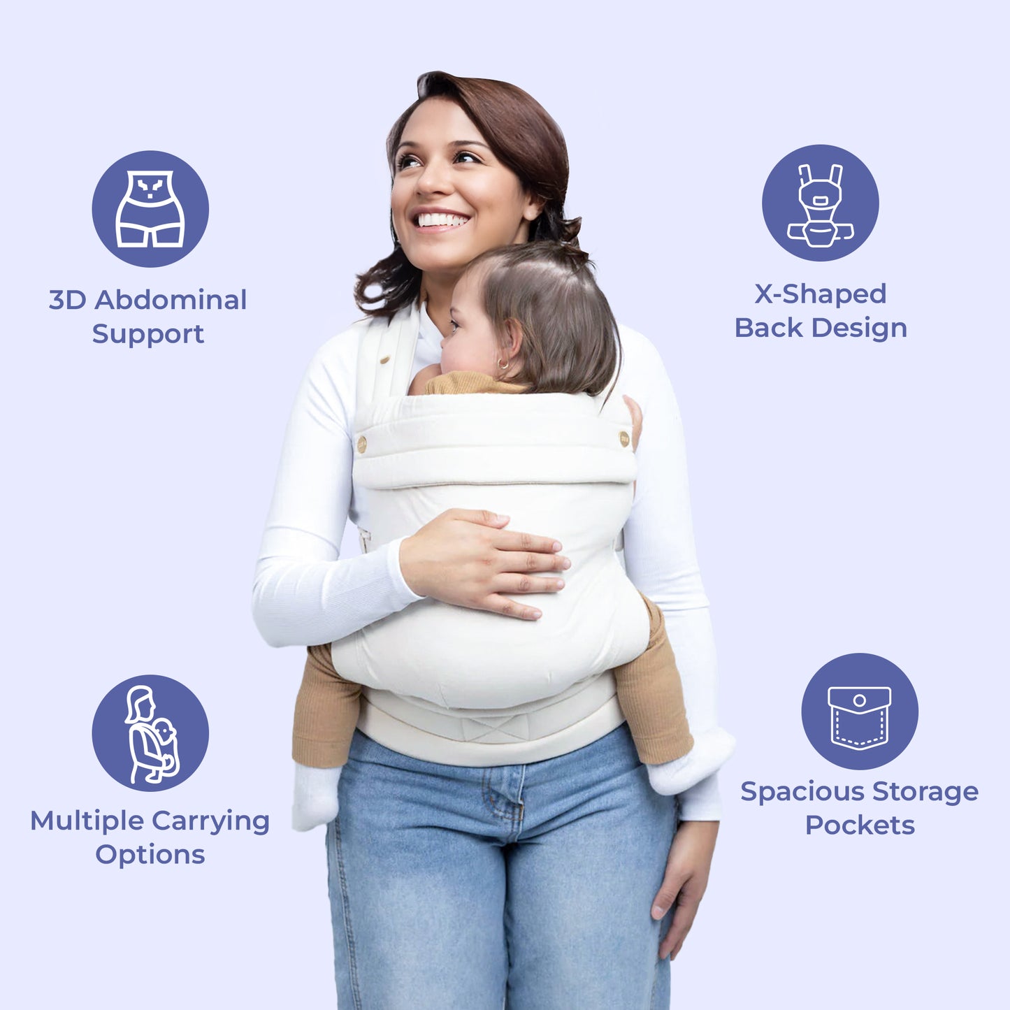 Classic Baby Carrier - For Newborn to Toddler