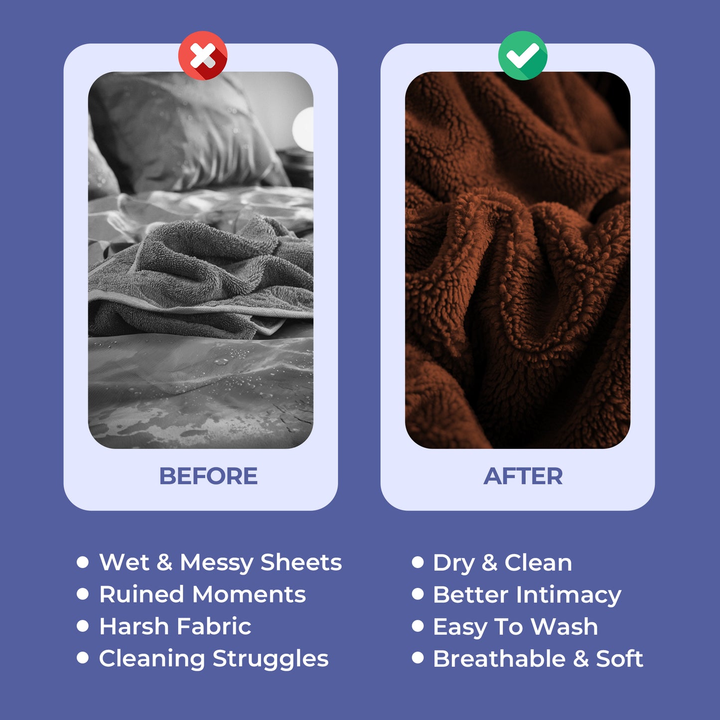 Waterproof Intimacy Blanket for Unmatched Comfort - Buy 1 Get 1 Free