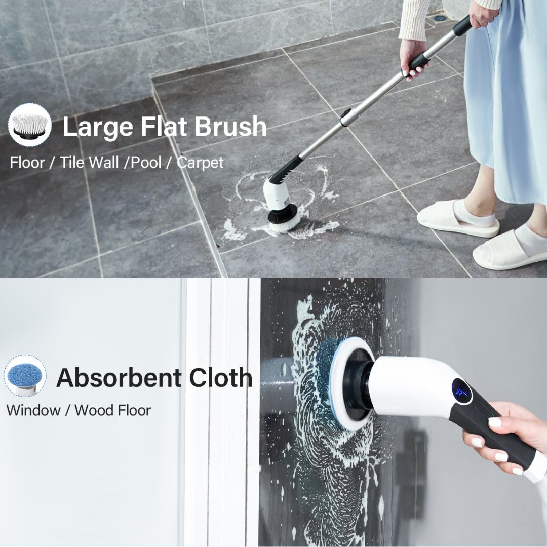 Electric Spin Scrubber – Cuts Cleaning Time in Half