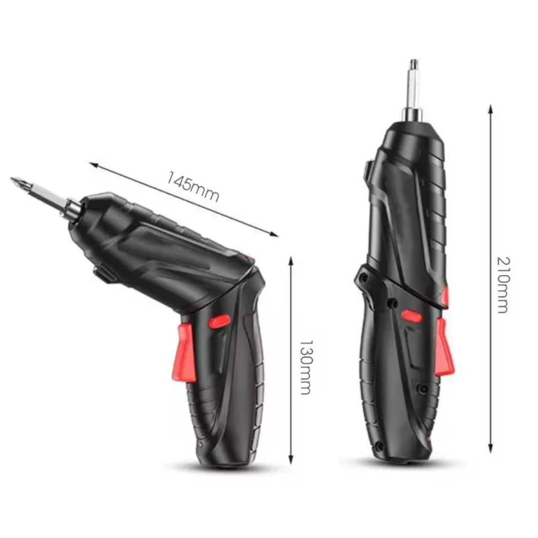 Electric Cordless Screwdriver - Lightweight Tool, Heavy-Duty Power