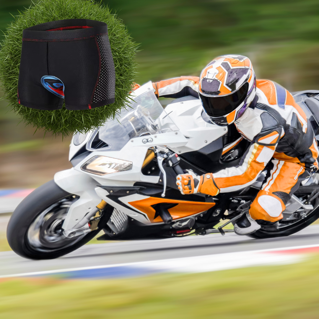Motorcycle Protection Shorts - Reduces discomfort on long rides
