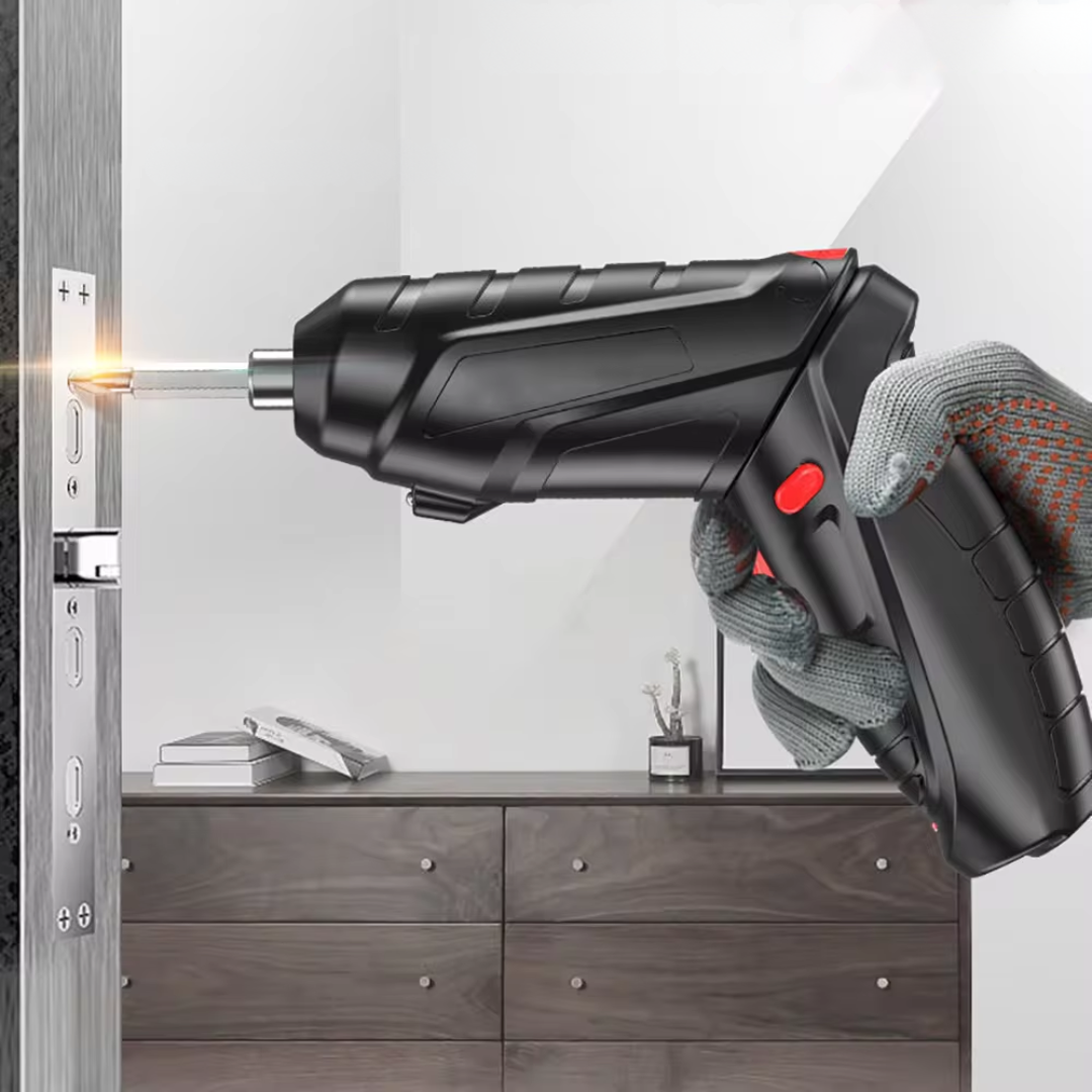 Electric Cordless Screwdriver - Lightweight Tool, Heavy-Duty Power