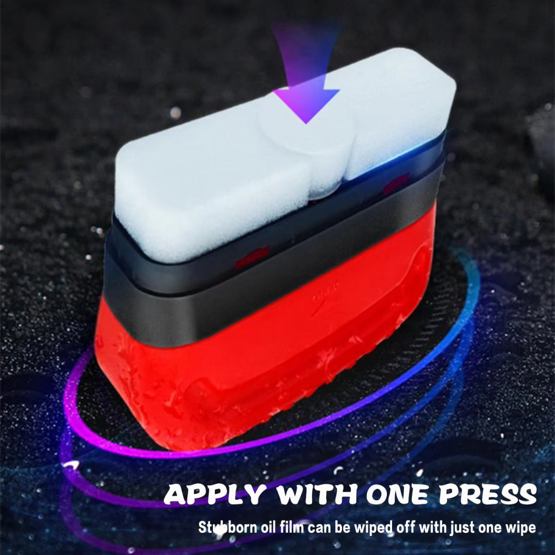 Automotive Oil Film Cleaning Brush – Provides a crystal-clear view instantly