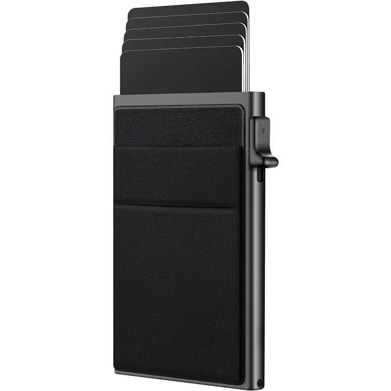 Minimalist RFID-blocking card holder wallet - Design with upto 8 cards capacity