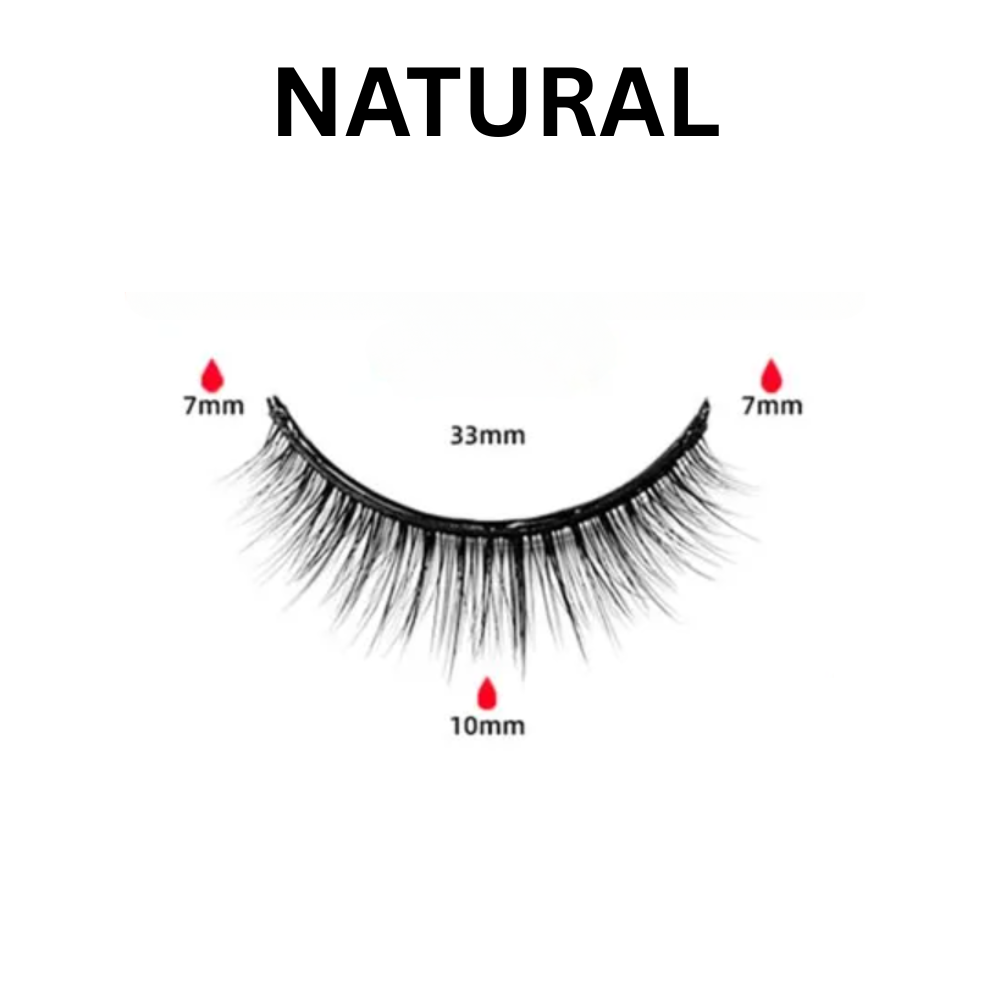Reusable Self Adhesive Eyelashes - Application in 3 Seconds
