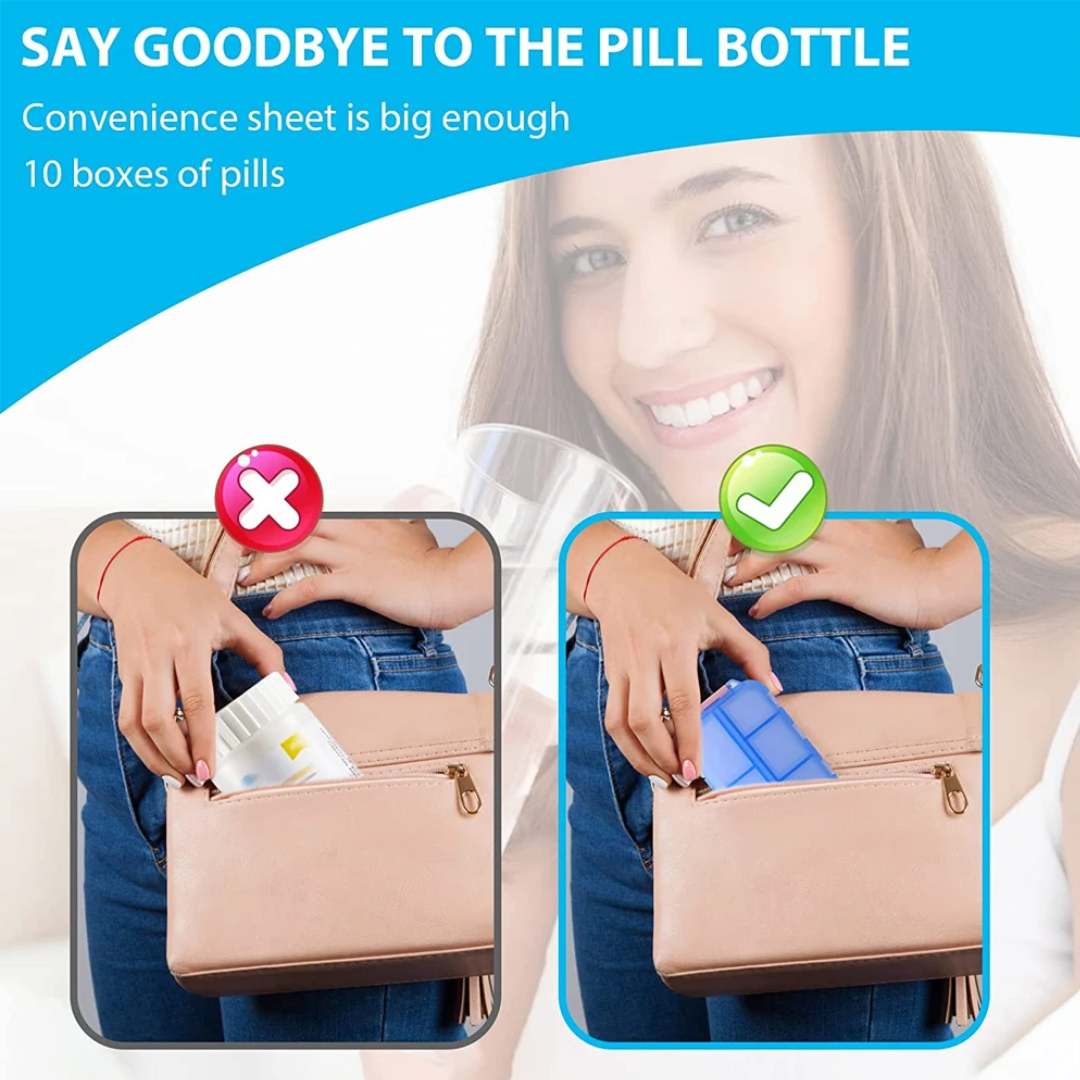 Portable Pill Case – Effortless organisation for all pills