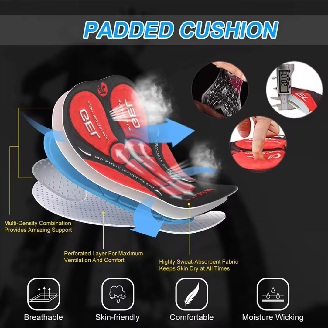 Motorcycle Protection Shorts - Reduces discomfort on long rides