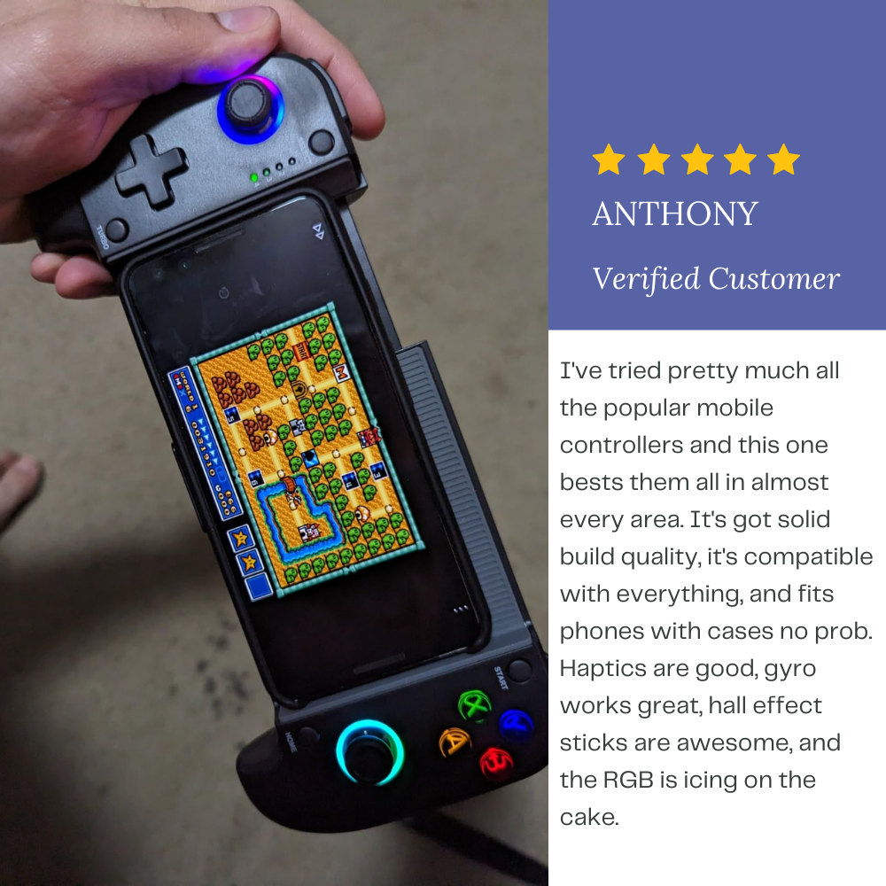 Mobile Gaming Controller – Zero Drift Joystick, Maximum Control