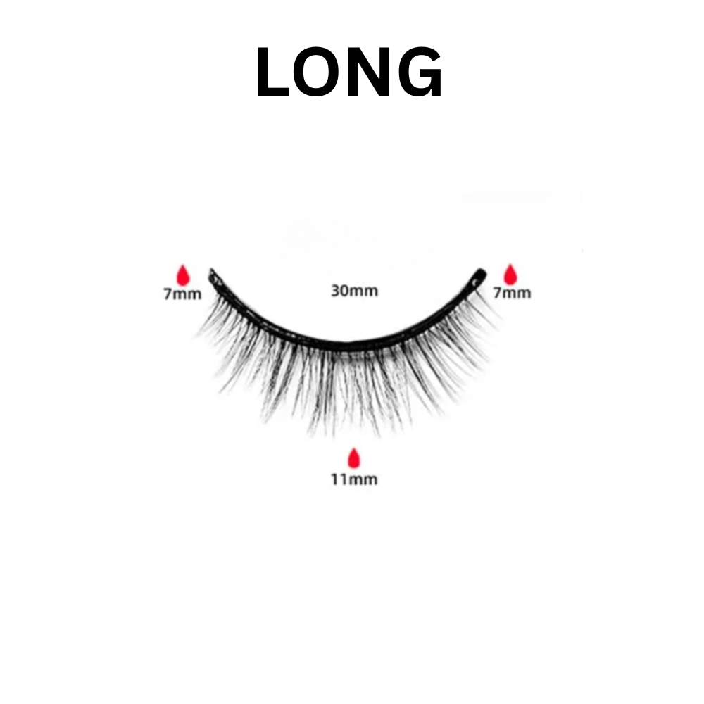 Reusable Self Adhesive Eyelashes - Application in 3 Seconds