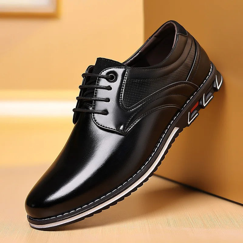 Men Oxford Leather Dress Shoes - Stay Comfortable in every occasion Work, Office or at Party