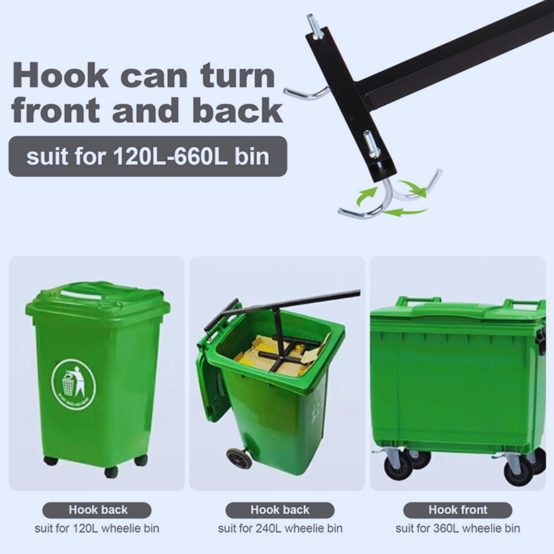 Garbage Bin Compactor - Easily crushes all types of waste