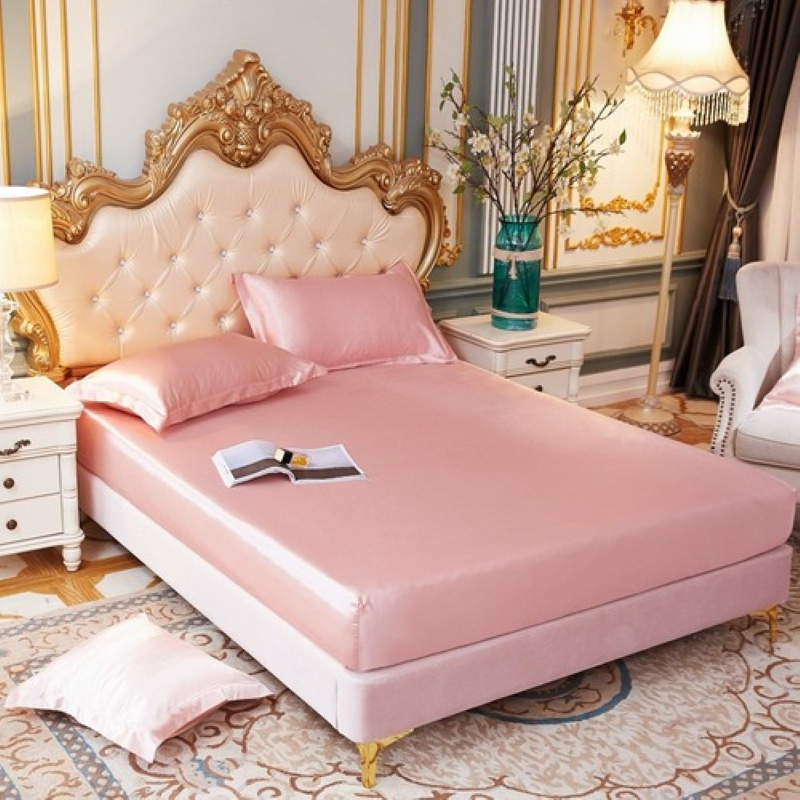 Ice Silk Bed Fitted Sheet
