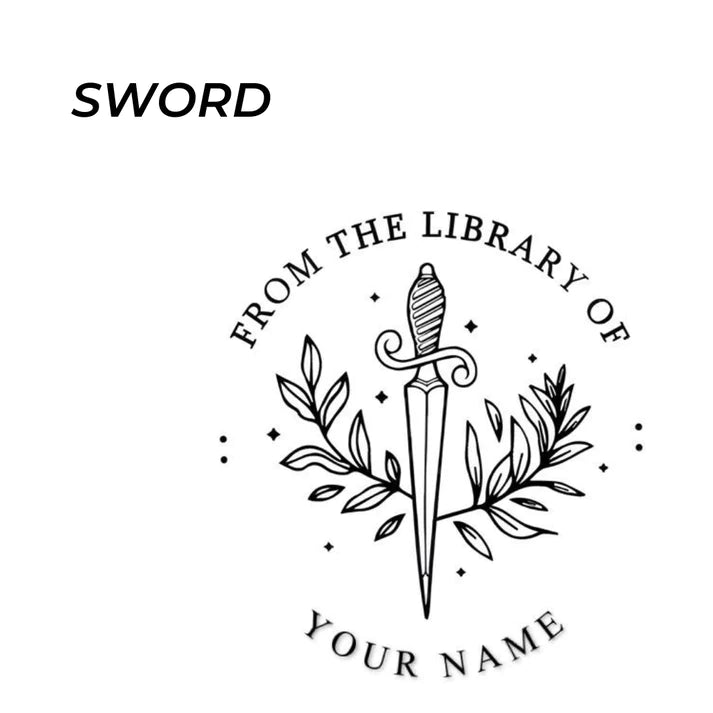 Book Embosser - Seal Stamps of your own design on Books, Business Cards, or Notebooks