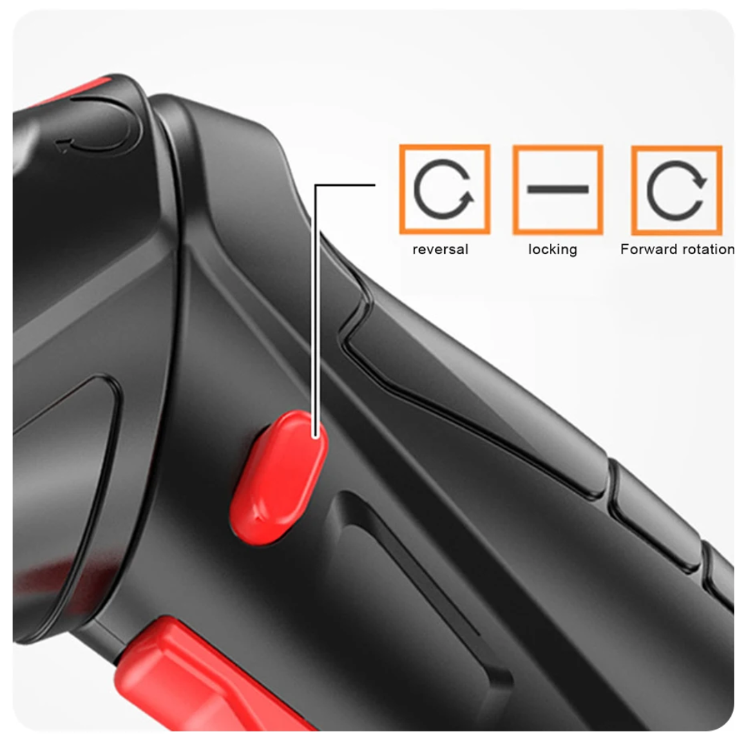 Electric Cordless Screwdriver - Lightweight Tool, Heavy-Duty Power