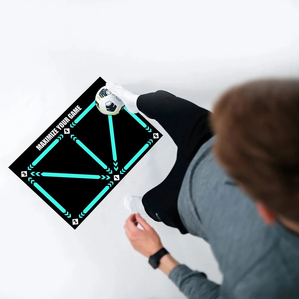 Football Training Mat - Anti-Slip and Noise-Reducing Soccer Training Equipment