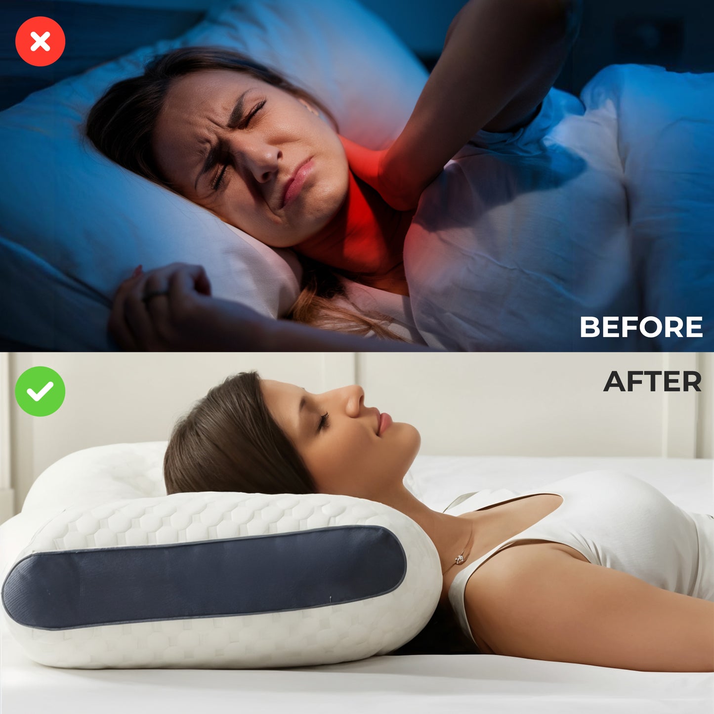 Ergonomic Neck Support Pillow