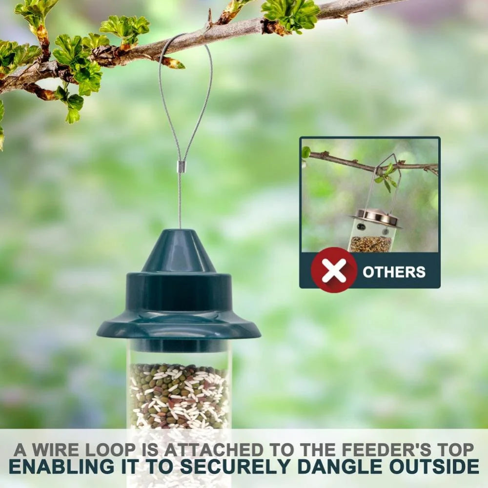 Squirrel Proof Bird Feeder - Heavy-duty, virtually indestructible design