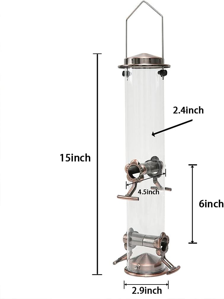 Squirrel Proof Bird Feeder - Heavy-duty, virtually indestructible design