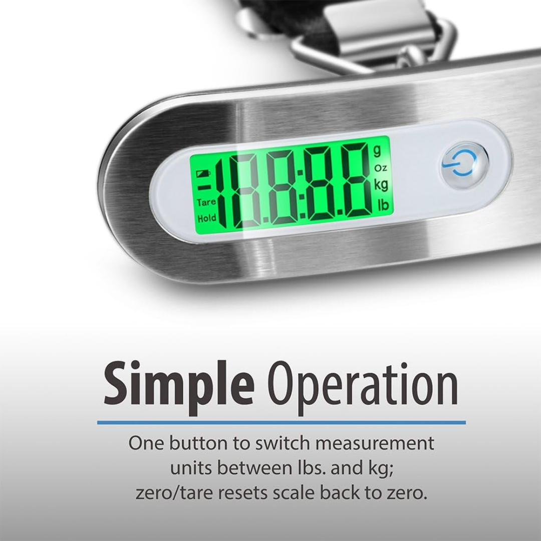 Digital Luggage Scale - Avoid Unexpected Baggage Fees Easily