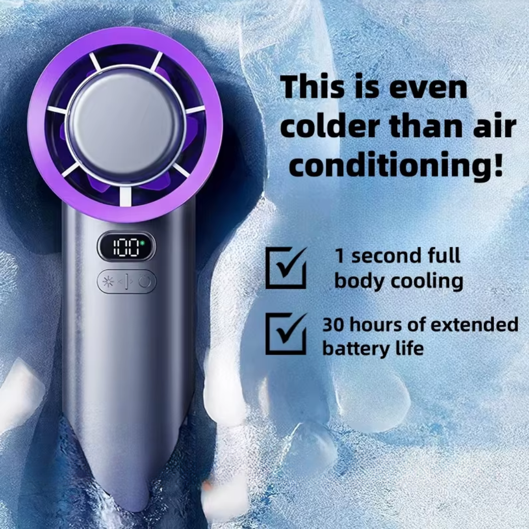 Handheld Mini Fan – Instant Cooling in Seconds