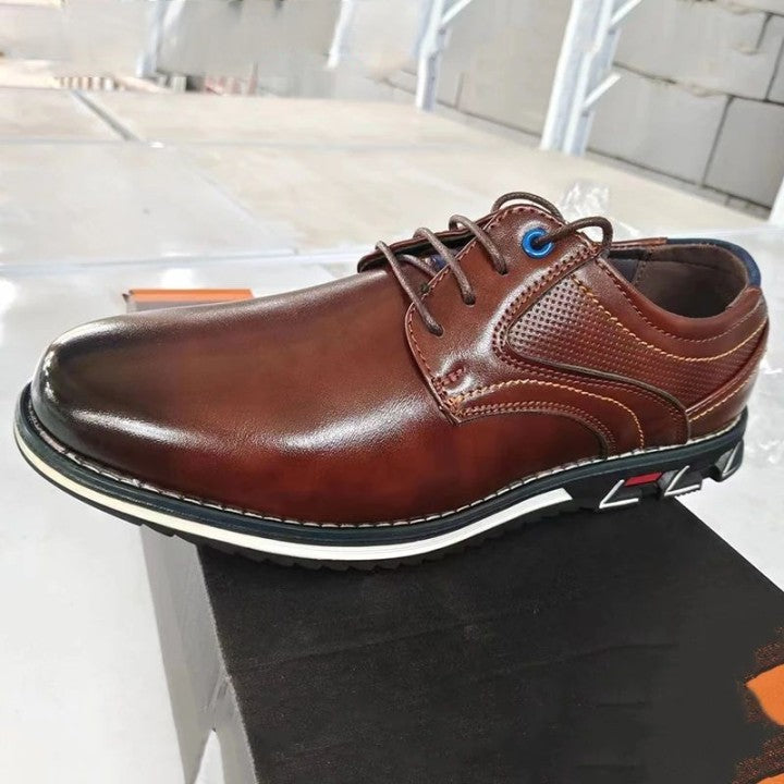 Men Oxford Leather Dress Shoes - Stay Comfortable in every occasion Work, Office or at Party