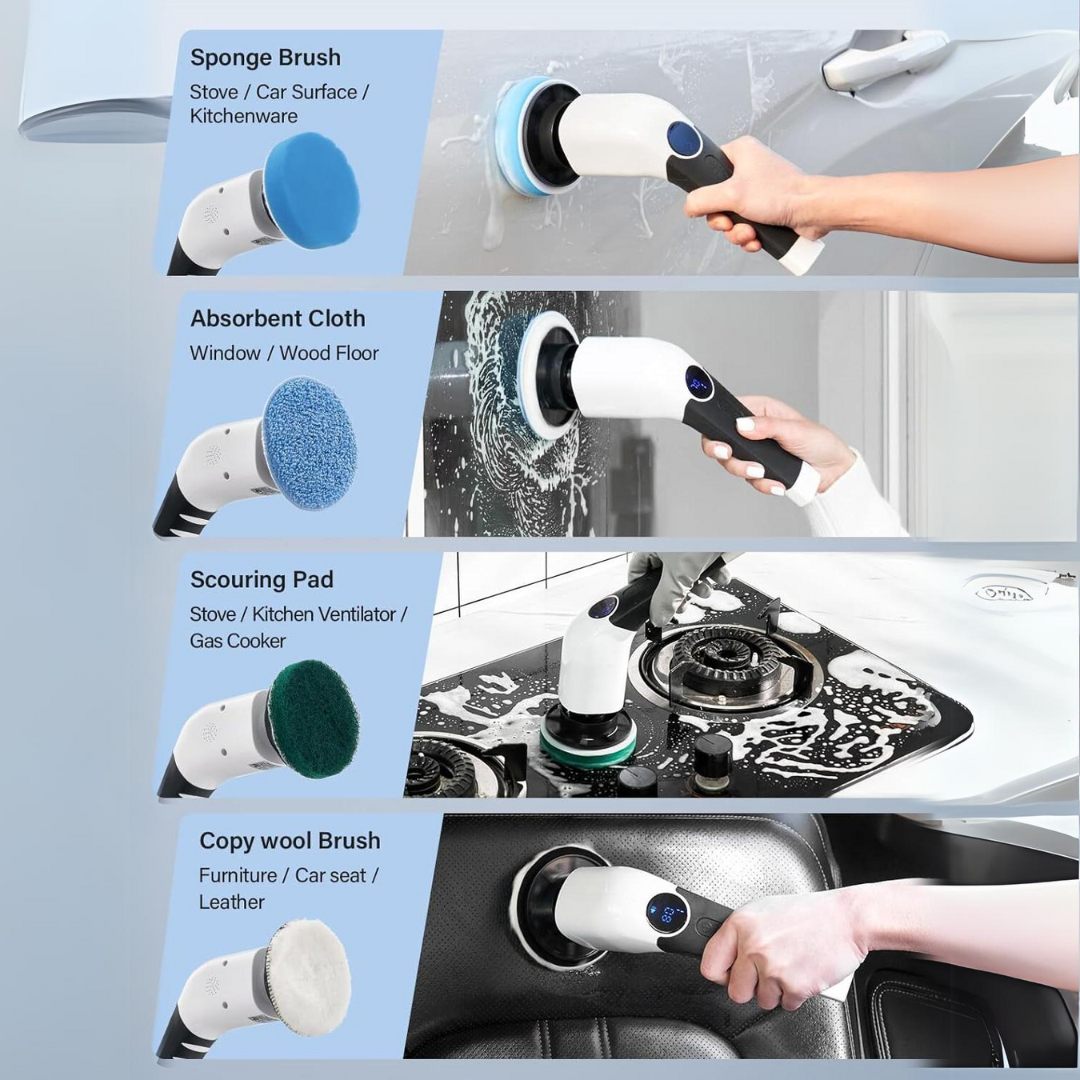 Electric Spin Scrubber – Cuts Cleaning Time in Half