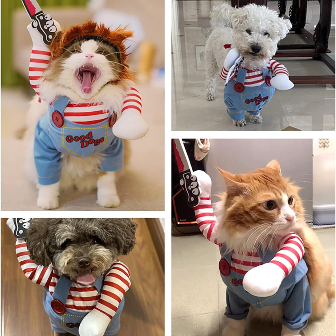 Chucky Pet Halloween Costume – Enhance Your Pet’s Playful Personality