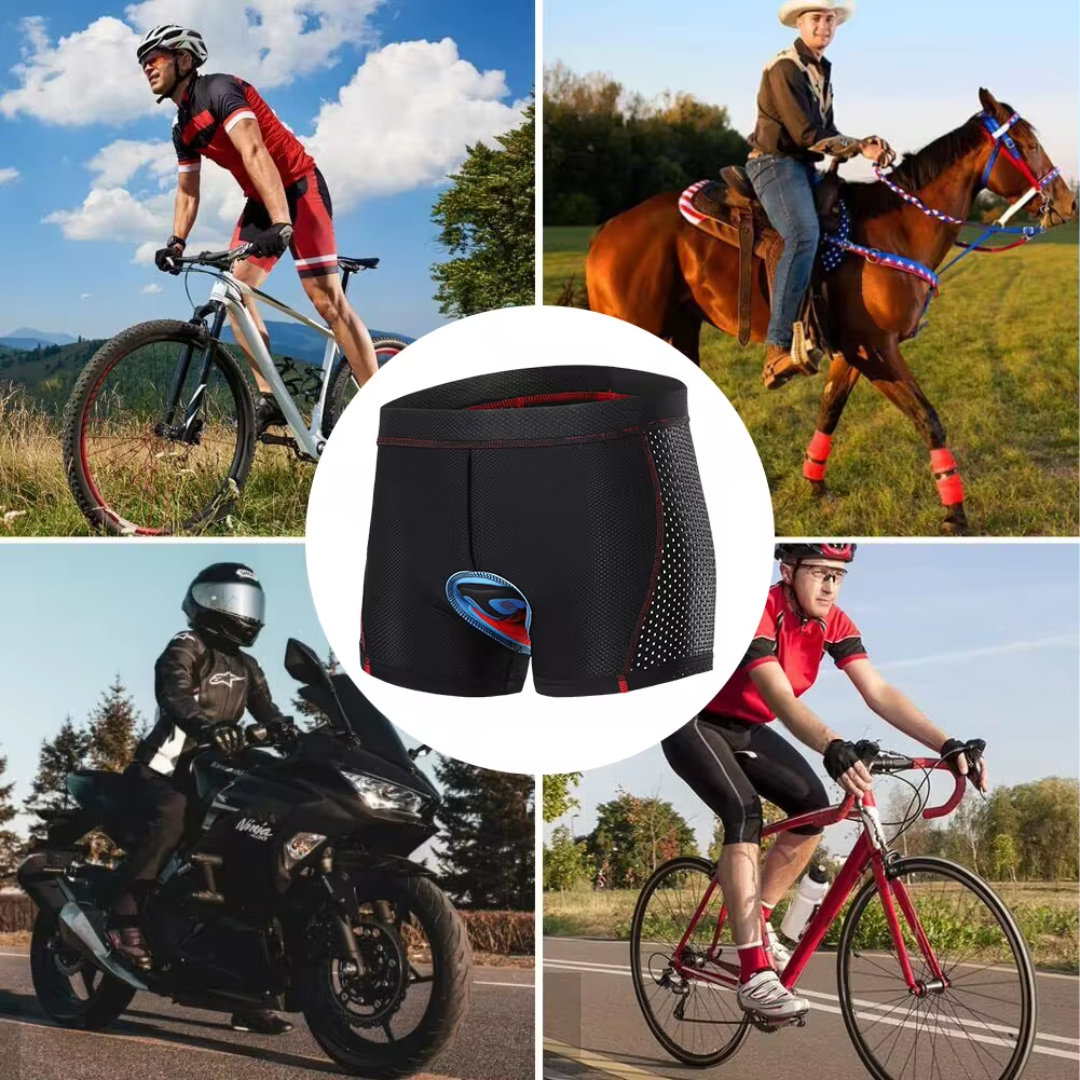Motorcycle Protection Shorts - Reduces discomfort on long rides