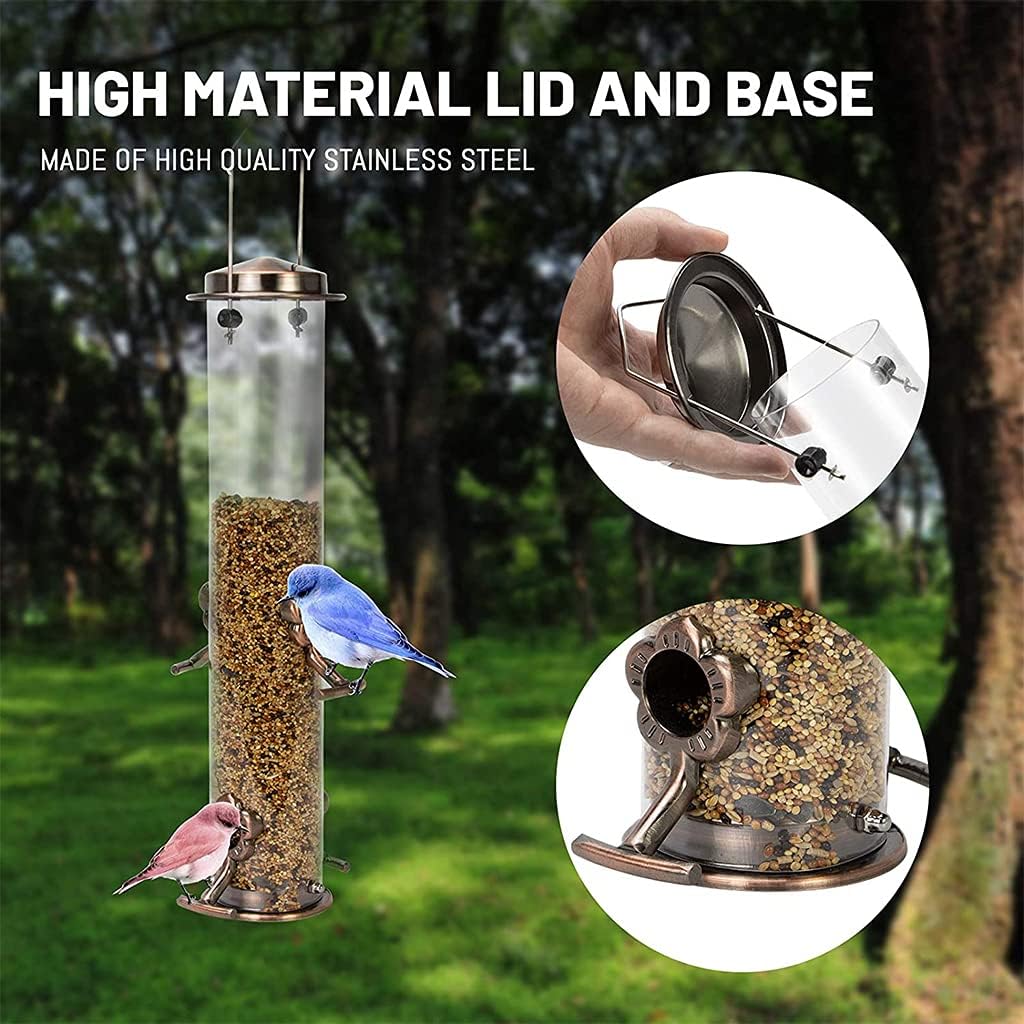 Squirrel Proof Bird Feeder - Heavy-duty, virtually indestructible design