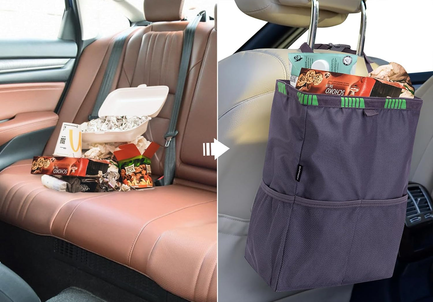 Car Hanging Trash Bag – Convenient, Durable and Waterproof