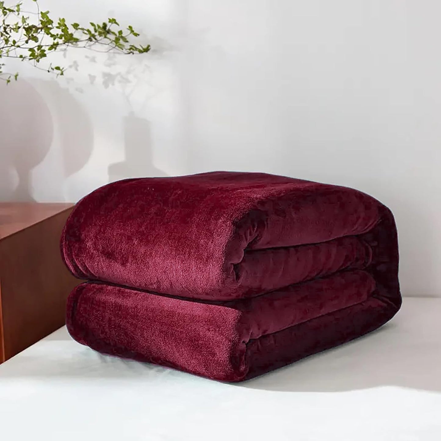Fleece Large Sofa Throw Light Weight Faux Fur Blanket