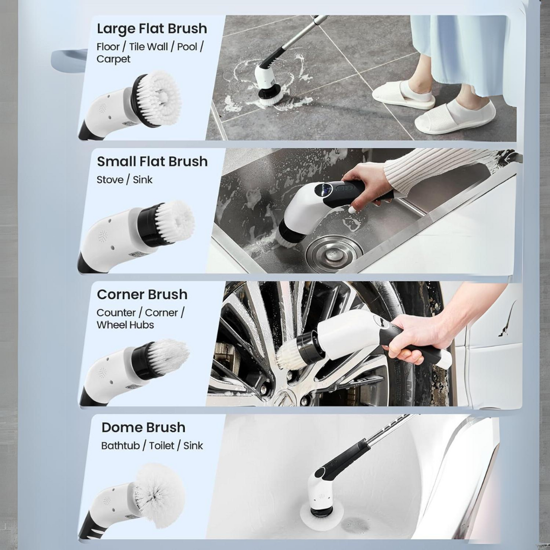 Electric Spin Scrubber – Cuts Cleaning Time in Half