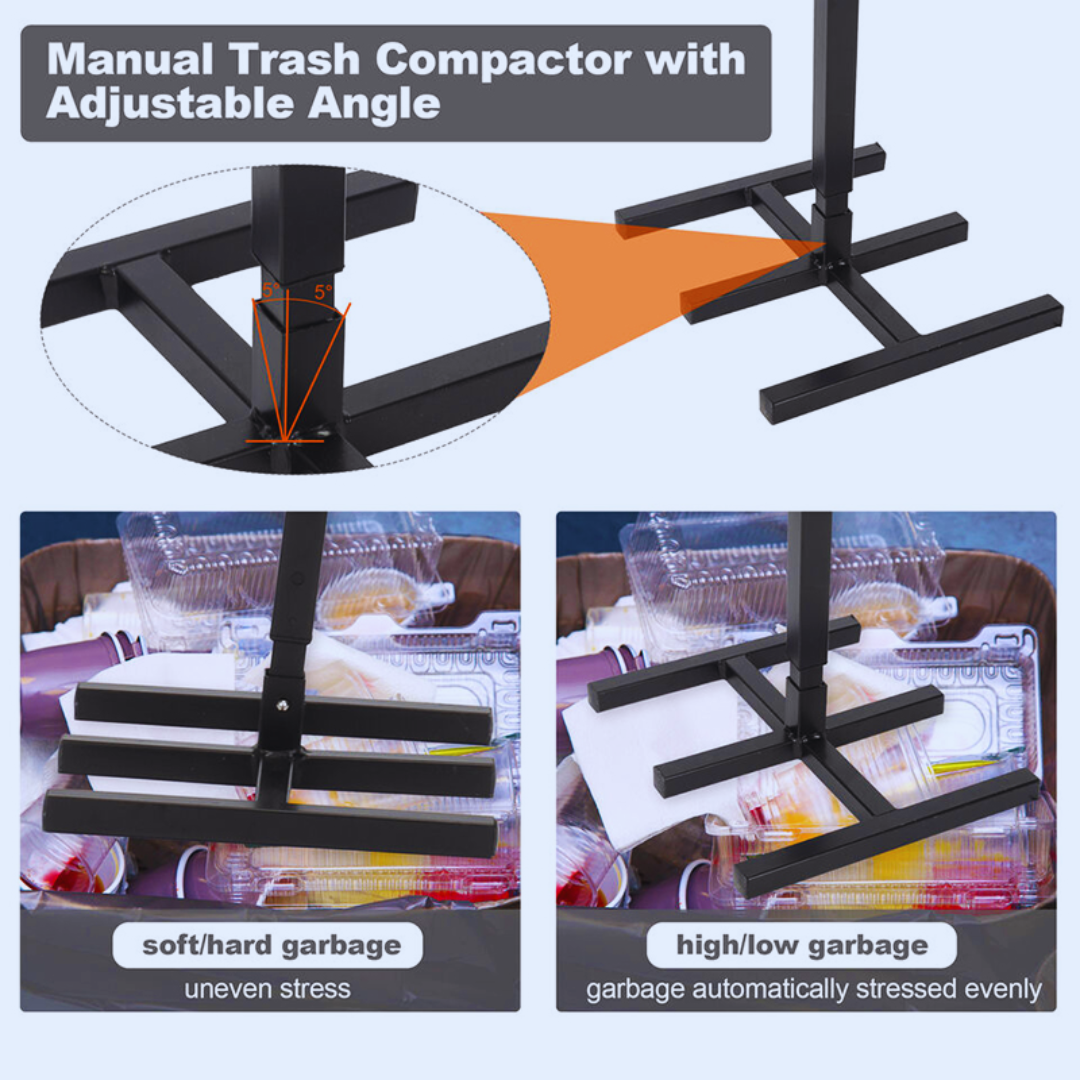 Garbage Bin Compactor - Easily crushes all types of waste