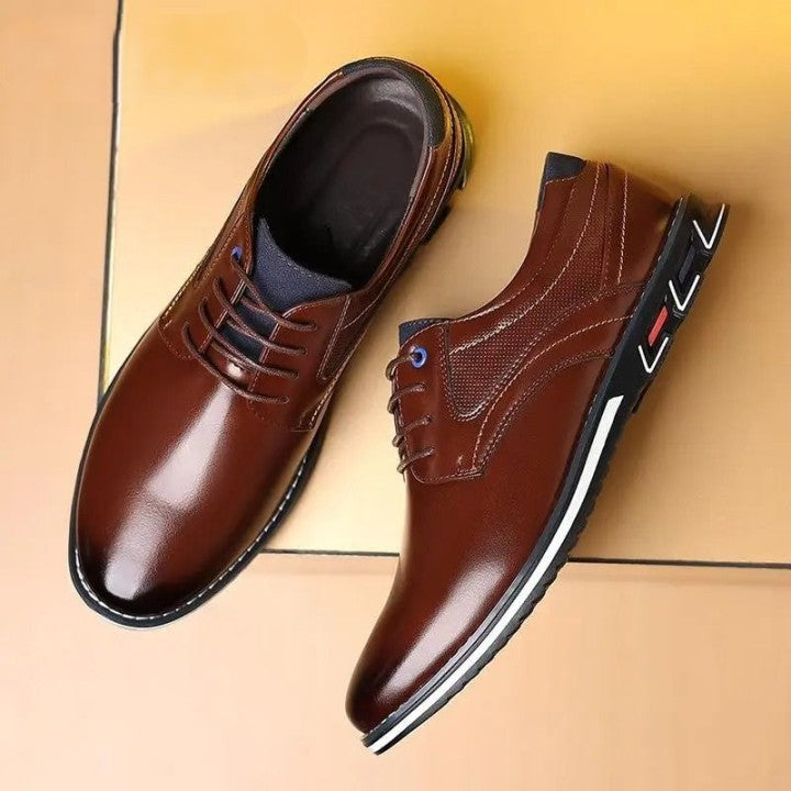 Men Oxford Leather Dress Shoes - Stay Comfortable in every occasion Work, Office or at Party