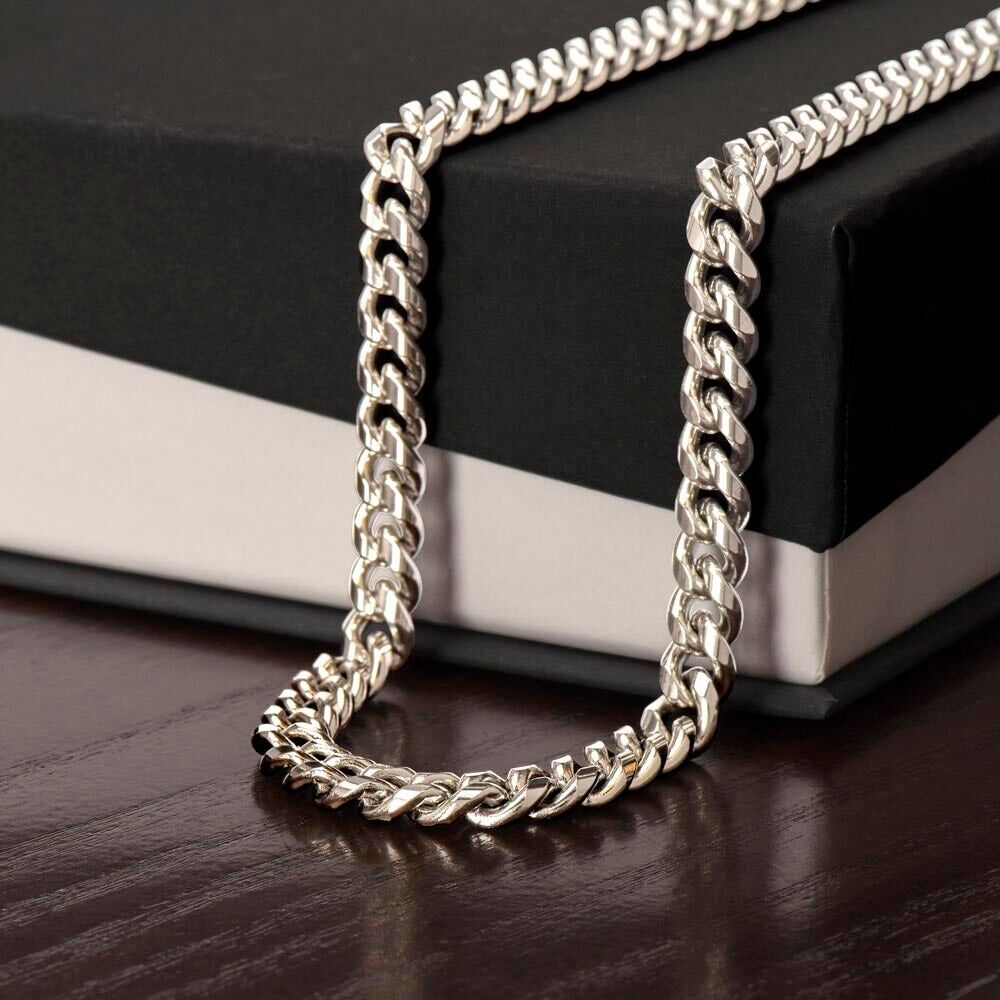 Cuban Chain from Mom with Message