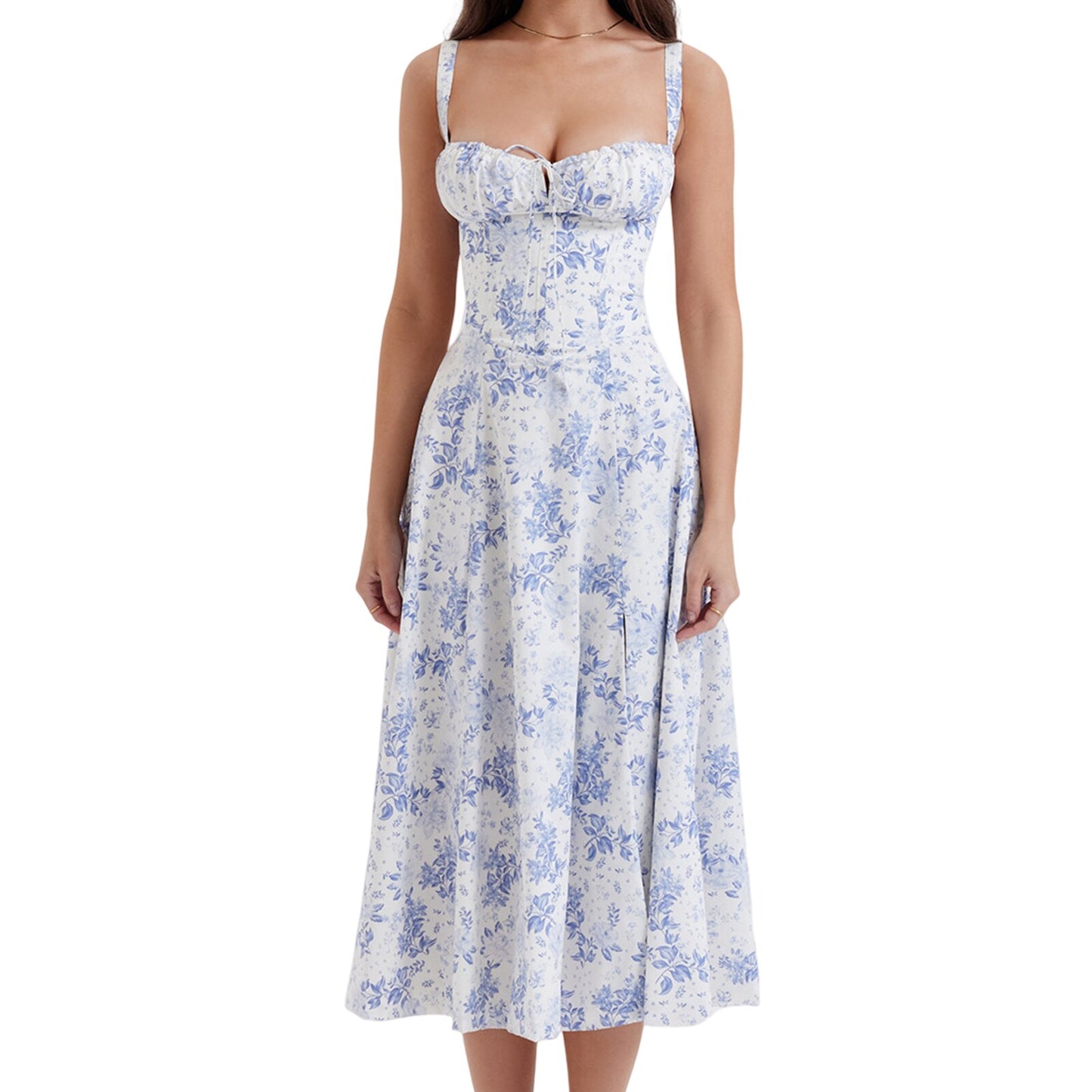 Floral Bustier Shape Dress