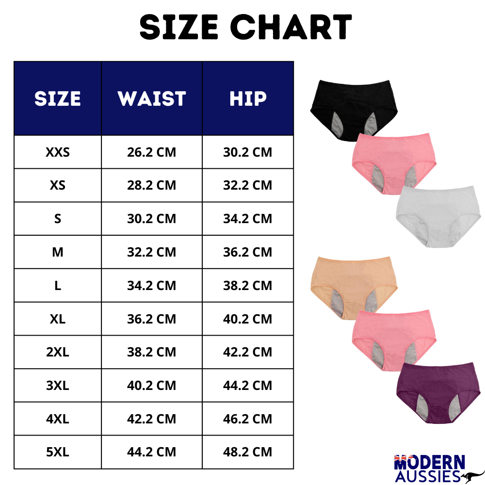 Leakproof Panties - Comes in x3 Pack