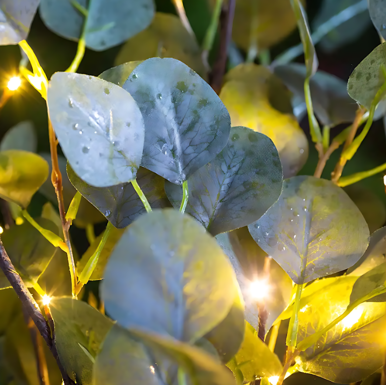 Glowing Eucalyptus Branch- Effortless ambiance for any occasion.