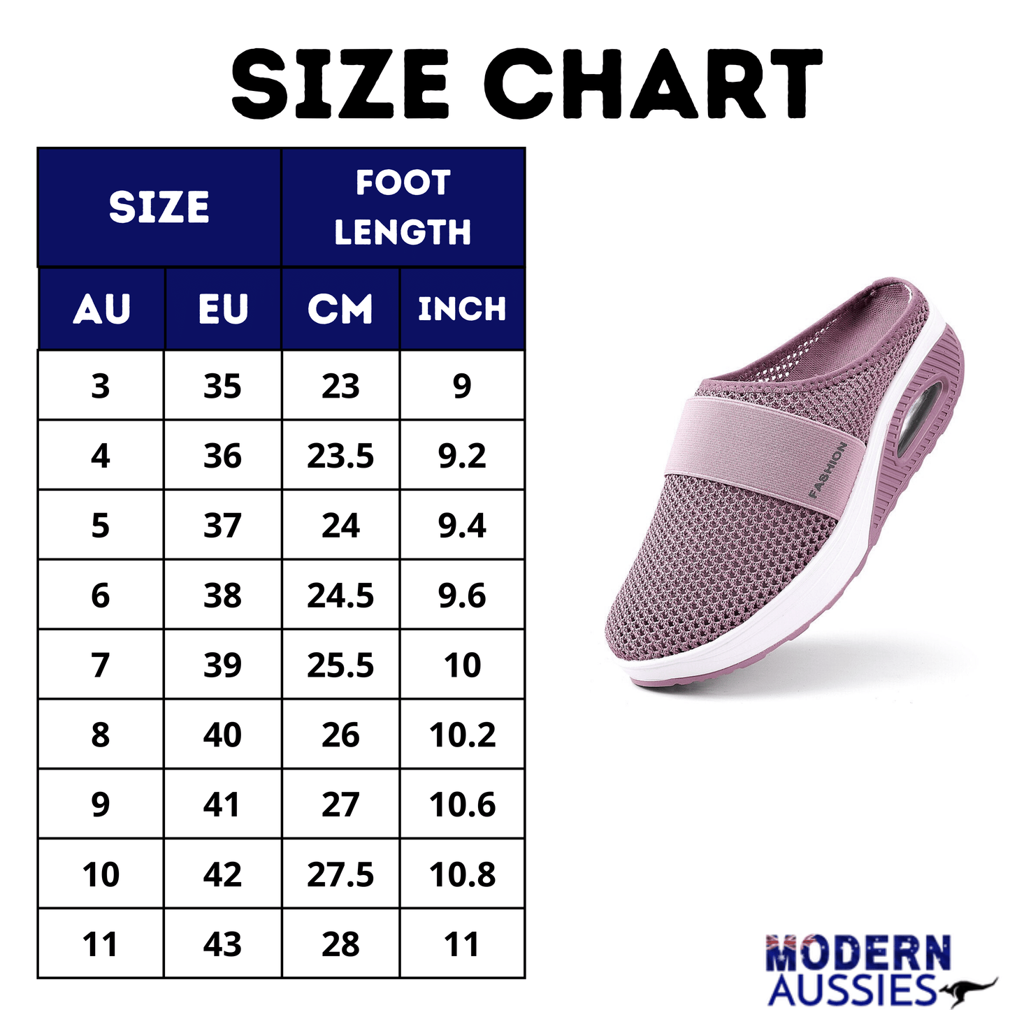 Slip-On Walking Shoes with Air Cushion