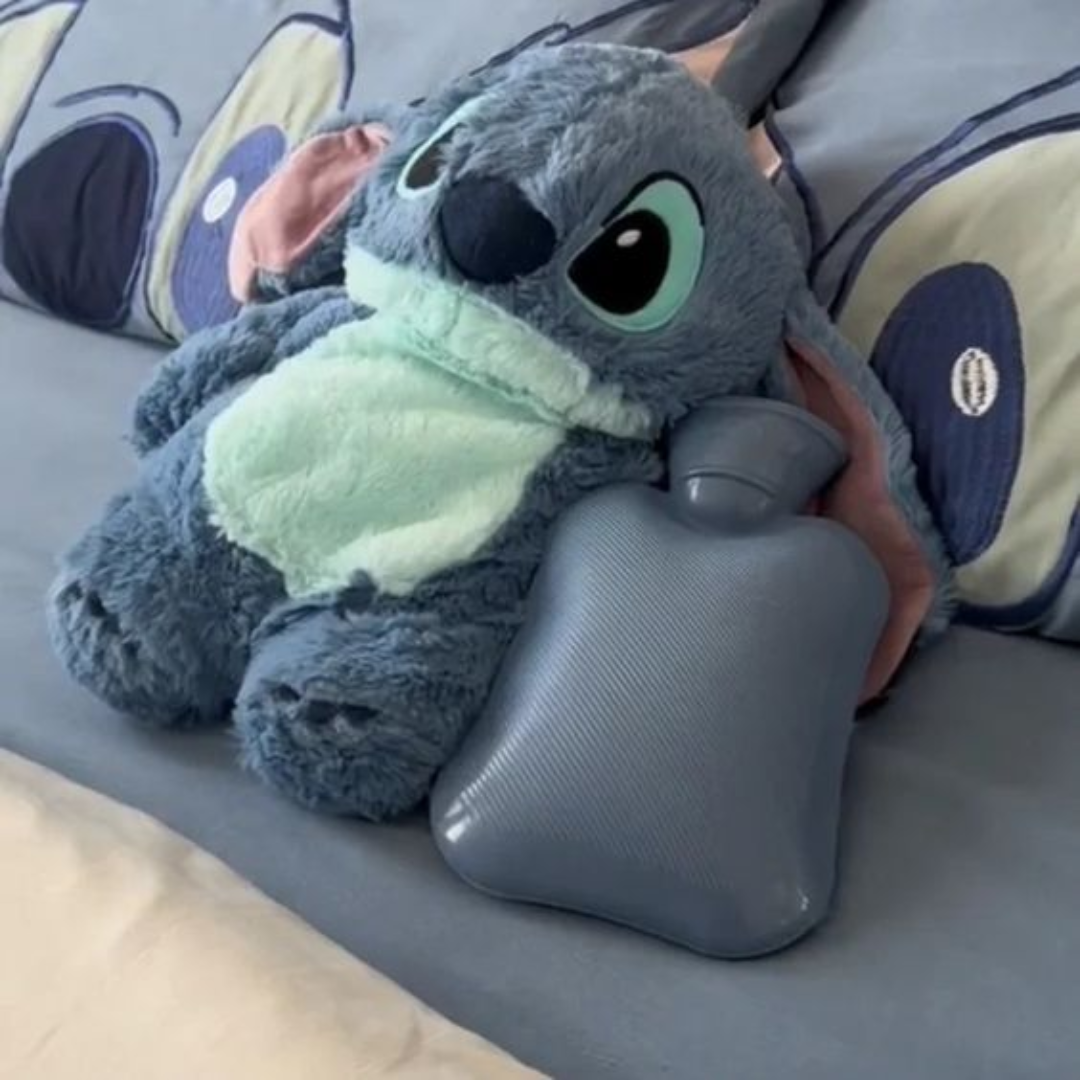 Stuffed Warmth Therapy Plush Toy with Heating Pad for Period Cramps, Pain & Stress Relief