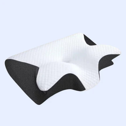 Memory Foam Neck Butterfly Shape Pillow with Armrests for Side & Back Sleepers