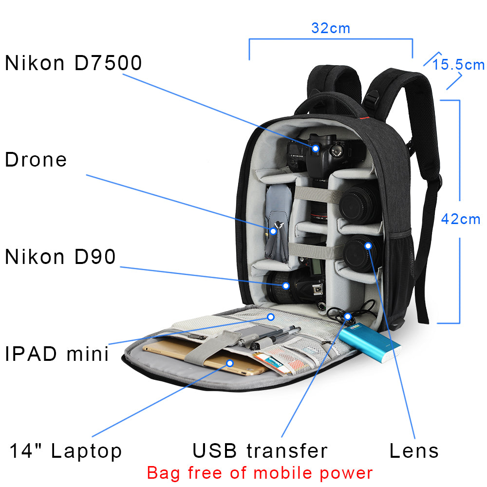 Best Camera Bag - Quick Access & Portable