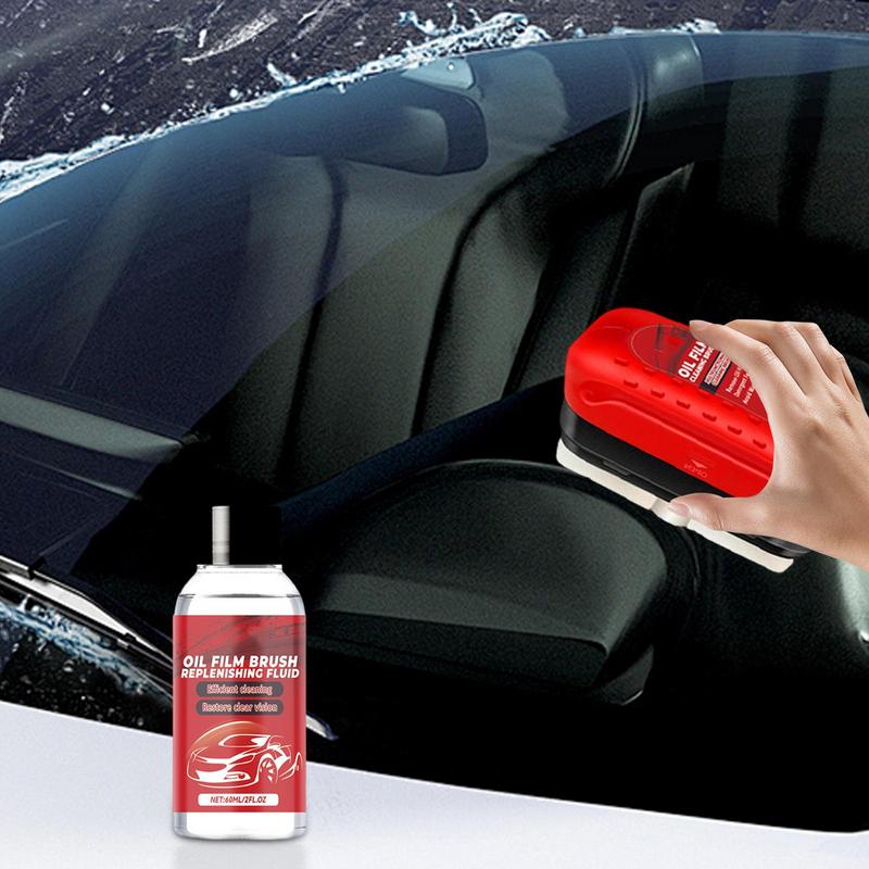 Automotive Oil Film Cleaning Brush – Provides a crystal-clear view instantly
