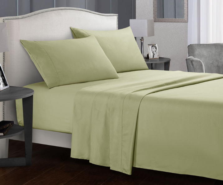 Ultra Soft Flat & Fitted Sheet Set for Twin/Full/Queen/King/California King Size Bed