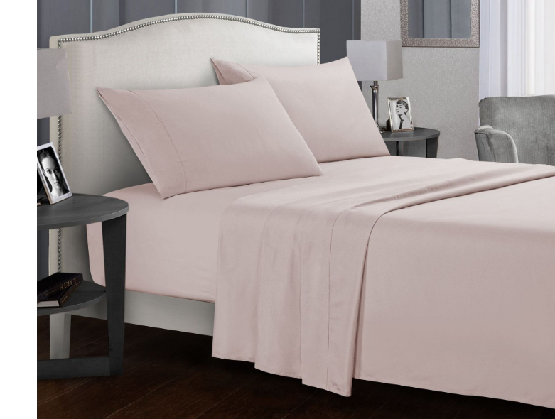 Ultra Soft Flat & Fitted Sheet Set for Twin/Full/Queen/King/California King Size Bed
