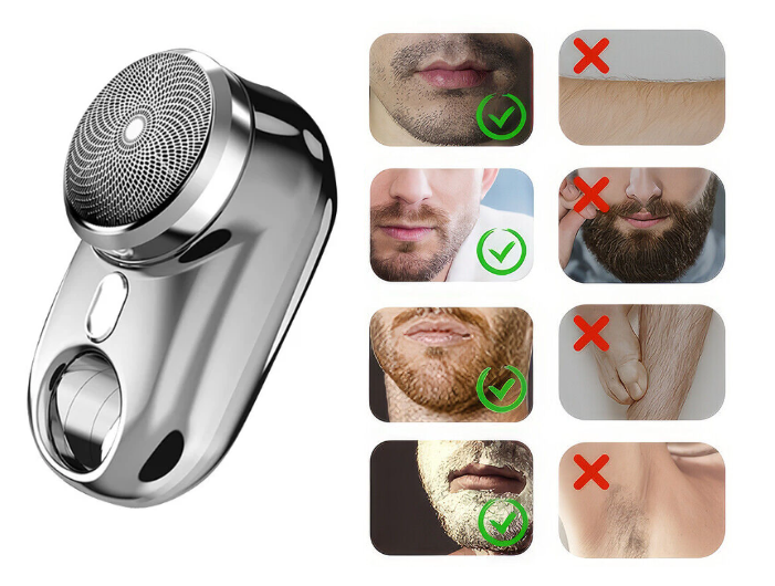 Rechargeable Portable Electric Shaver