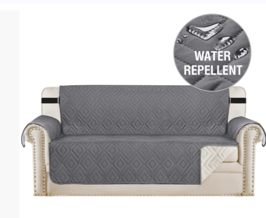 Quilted Sofa Cover Pet Protector Throw Waterproof Sofa Slip Covers 1/2/3 Settee