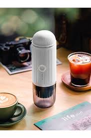 Self-Heating Portable Electric Espresso Machine with USB-C Charger For Ground Coffee & NS Capsules