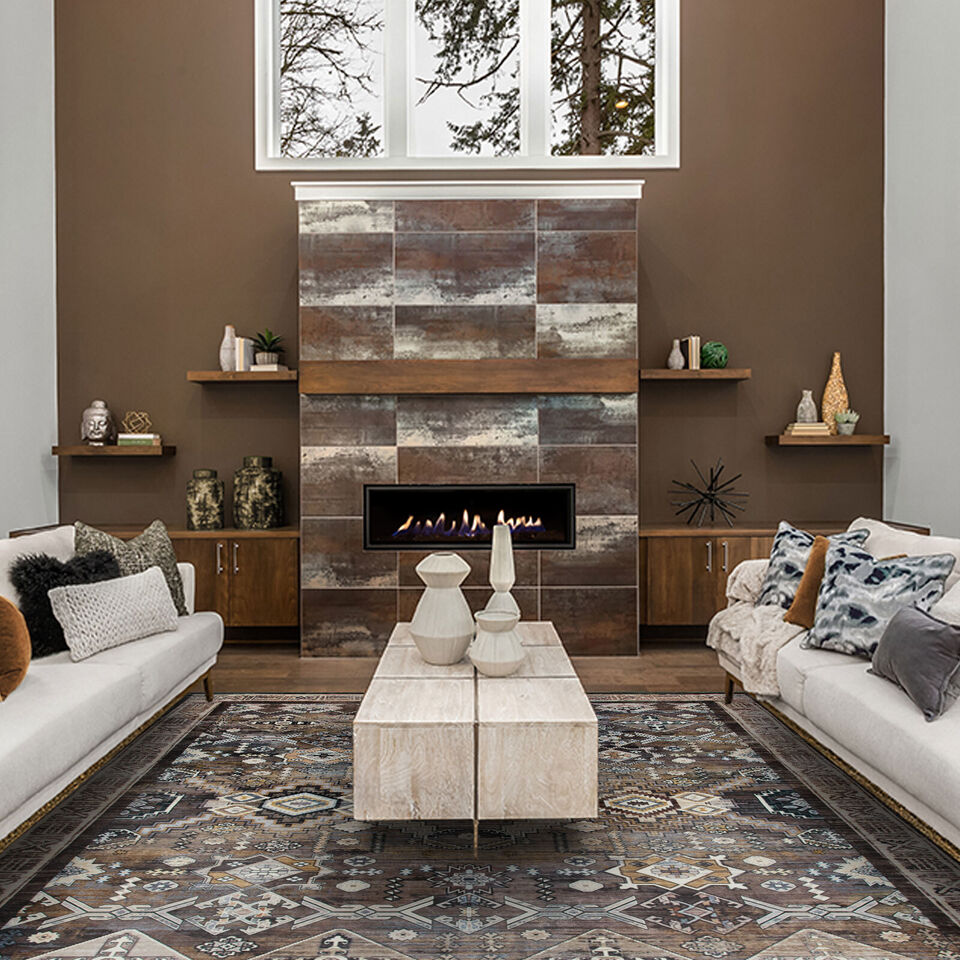 Modern Machine Washable Carpet - Charming Design, Soft and Durable