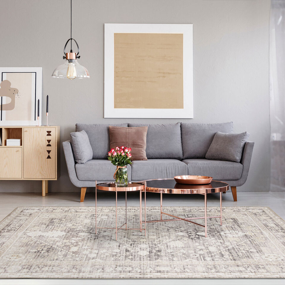Modern Machine Washable Carpet - Charming Design, Soft and Durable